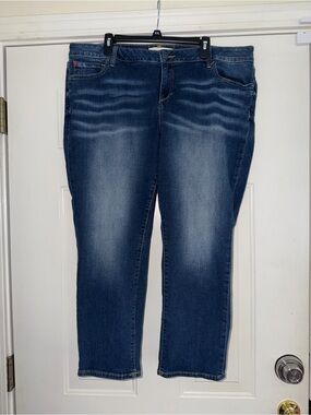 Slink Curvy. Dark Wash Women’s Stretch Jeans - Blue. Sz 20